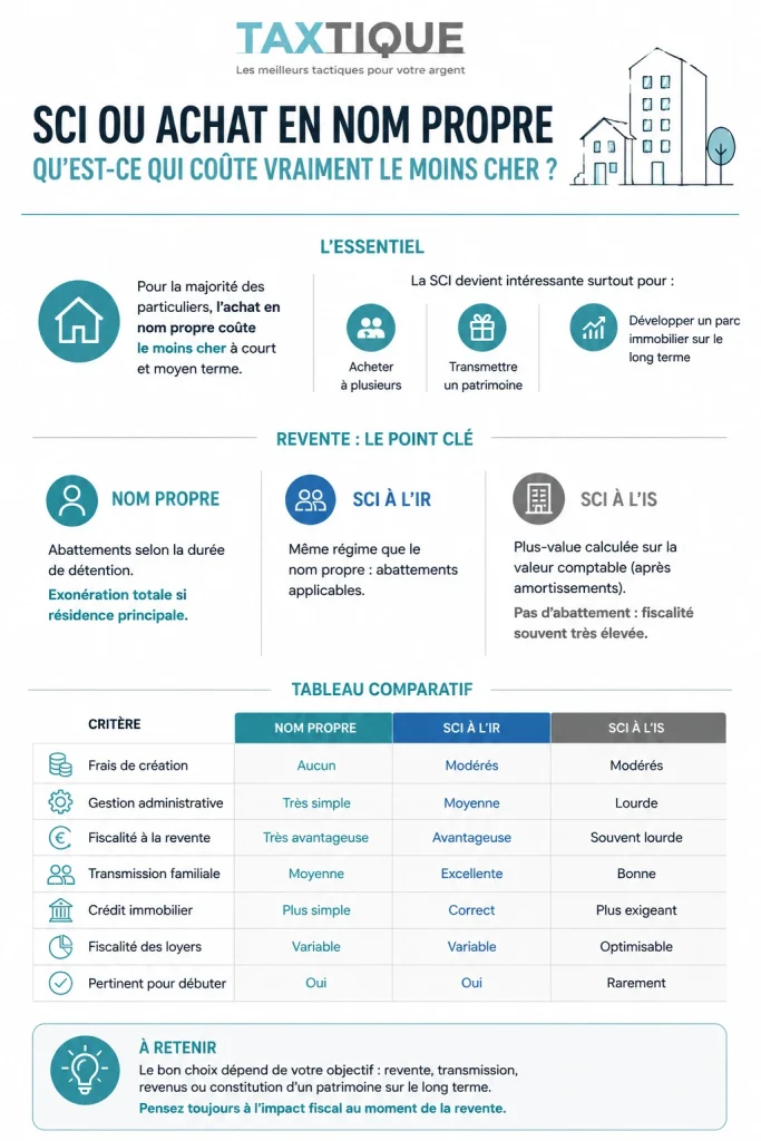 infogrpahie SCi ou achant en nom propre
